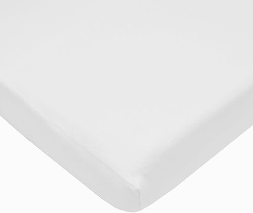 Miniatura 6 de American Baby Company - Sábana bajera ajustable de tejido de punto suave y transpirable 100% algodón, sábanas de practicuna, Plumas