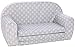 KNORRTOYS.COM 68443 Knorrtoys 68443-Kindersofa-Maritim Grey Kindersofa