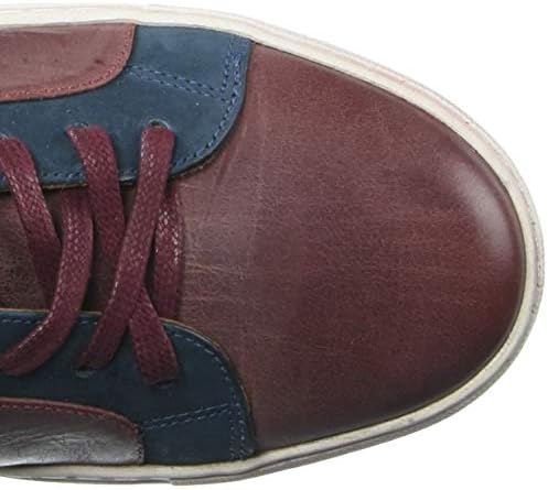 Brothers United Men's Leather Luxury Lace Up Colorada Classic Fashion Sneaker, Rubi Washed Nappa/Brushed Sole, 13 M US | Image 4