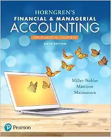 Horngren's Financial & Managerial Accounting: The Financial Chapters book cover