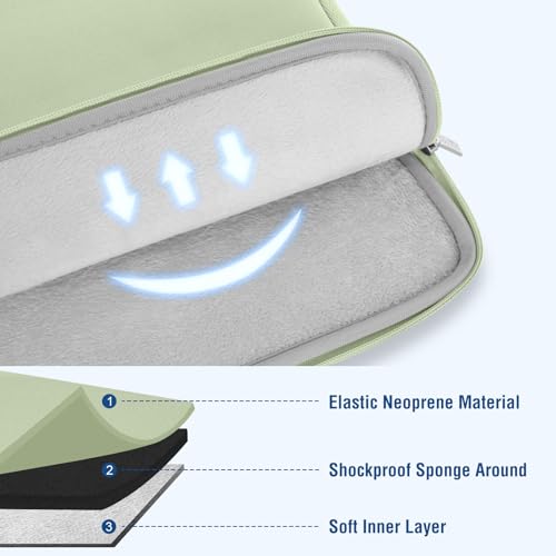 image for MOSISO Laptop Case 13.3 inch, 13-13.3 inch Laptop Sleeve Bag Compatibl