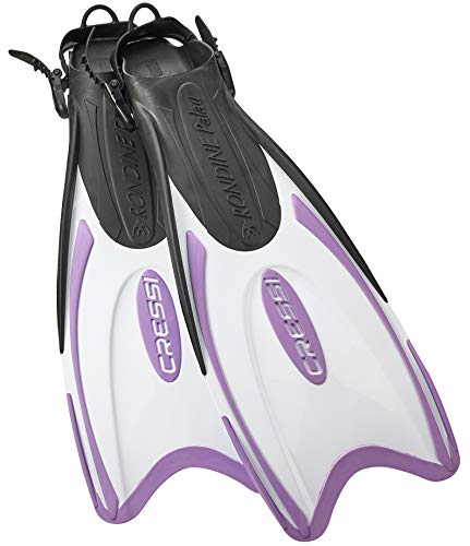 image for Cressi Snorkeling Adjustable Fins for All Family - Long Blade Versatil