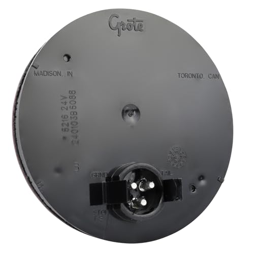 Grote 52162 SuperNova 4\" Full-Pattern LED Stop Tail Turn Light (Grommet Mount, Male Pin) - Thumbnail 2