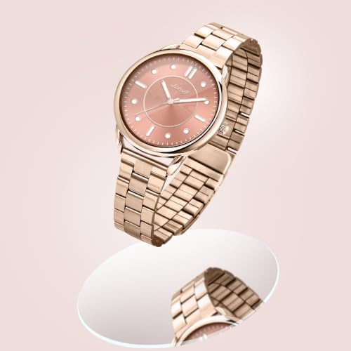 Image of Letoff Vintage Mature Women Watch, Sophisticated Ladies Wrist Watch, Magnetic Strap, Stainless Steel 3ATM Waterproof Quartz Analog Watch