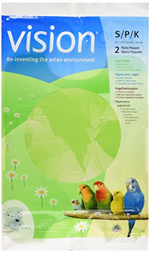 Vision Bird Cage Paper, Small 17-Inch by 13-Inch