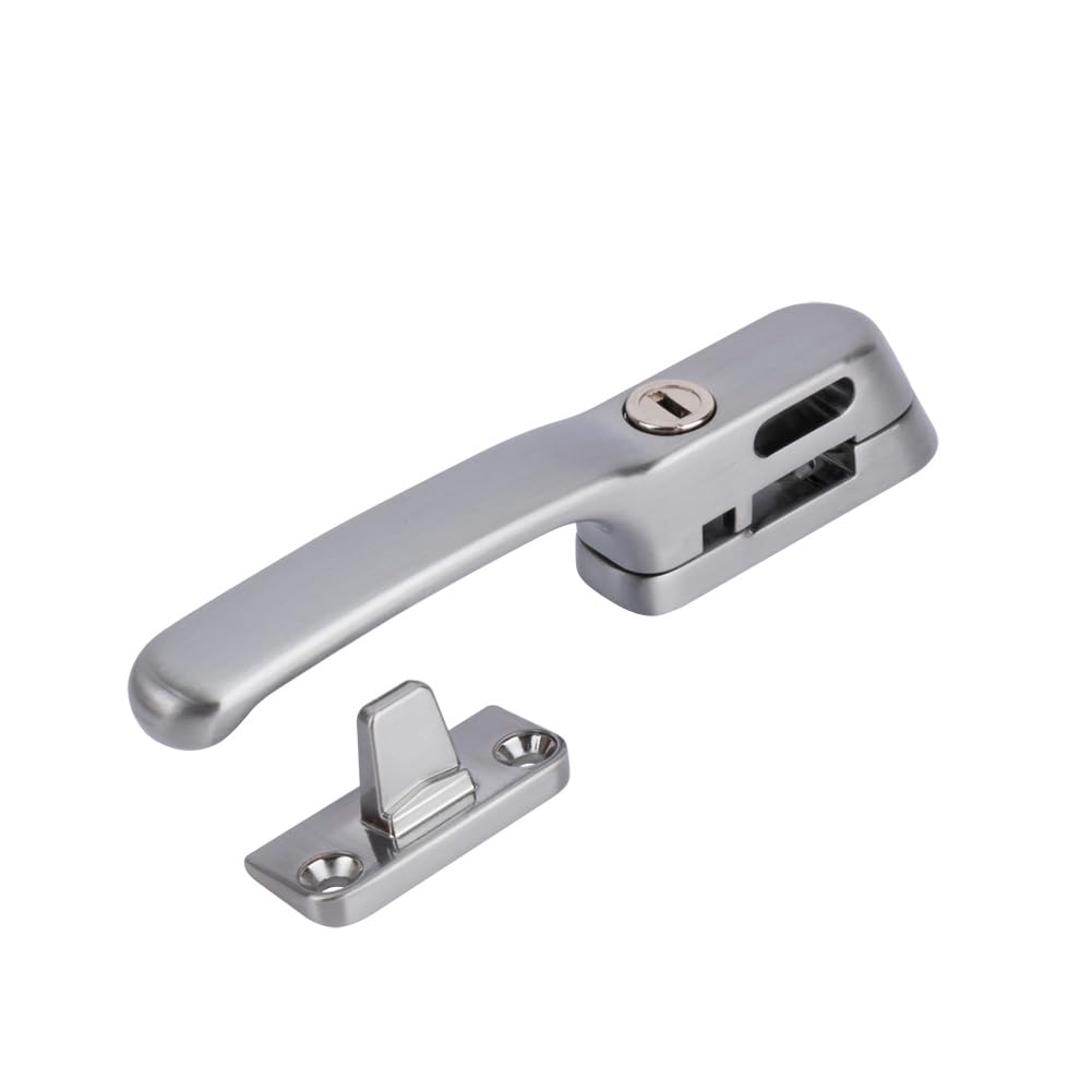 Timber Series Heavyweight Contemporary Locking Window Fastener - Hardex Graphite