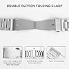 smtfcty Watch Strap Stainless Steel Watch Band for Mens Women, 20mm Universal Quick Release Replacement Watch Straps for Smart Watches and Seiko Watches #1