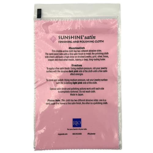 Wirejewelry Sunshine Satin Polishing Cloth, Single Pack #TOP11