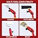 Multi-Angle Paint Brush Extender with Extension Pole Handheld Painting Tool Paint Roller Extender Attachment for Ceilings, Window, Corner Edges