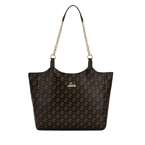 Image of Lavie Women's Mono LL Ariana Tote Bag for Women | Tote Handbag for Work | Ladies purse | Stylish Shoulder Bag | Gift for Women