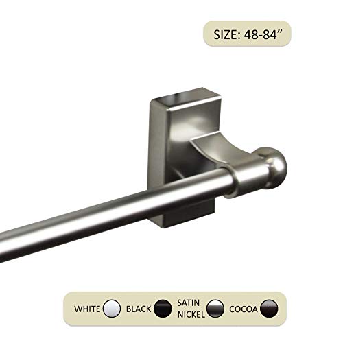 Rod Desyne MAG48-15 7/16 In Magnetic Rod, 48-84 Inch, Satin Nickel thumb #4