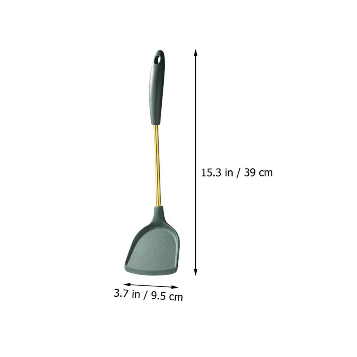 ULTECHNOVO Utensili Da Cucina in Acciaio Inox Spatola Resistente Al Caldo Cucchiaio Per Zuppa Di Utensili Per Cucina Per in Acciaio Inox