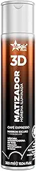 Gloss Matizador 3D Morena Iluminada Café Expresso Magic Color – Efeito Castanho Médio Marrom 300ml