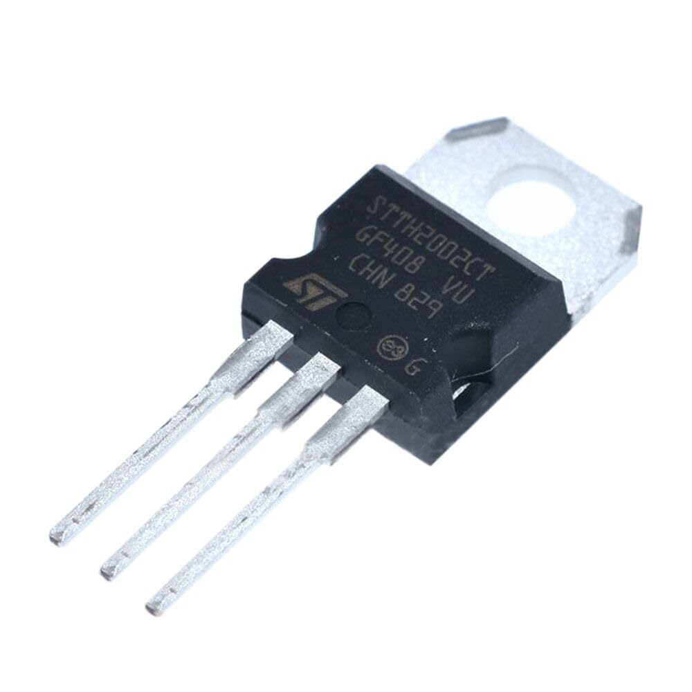 2 Pieces Fast Recovery/Ultra Fast Recovery diode 200V 15A 22ns TO-220AB STTH2002CT