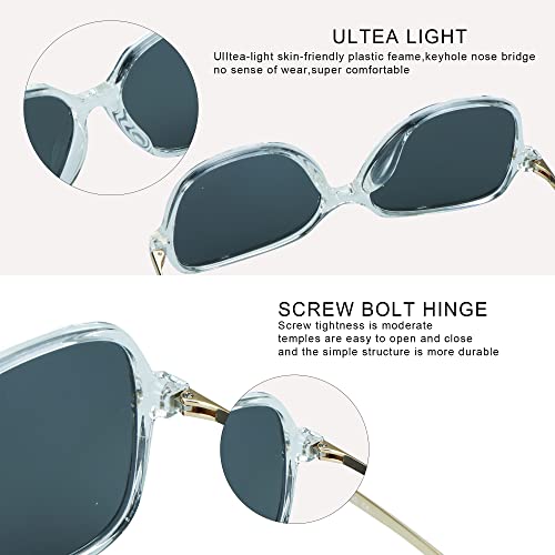 VisionGlobal 2 Pairs Reading Sunglasses with UV400 Protection Lens for Women,Trendy Driving Sun Glasses Shades3