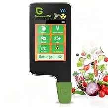 G Greennovo eco 5+ Fish Digital Food Nitrate Tester, Drinking Water Quality TDS PPM Meter, Radiation Detector Geiger Counter for Fruit,Vegetable,Meat Fish 5FB