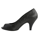  Fabulicious BELLE-362 Blk Faux Leather/Blk Matte UK 7 (EU 40)