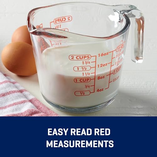 Vaso medidor vidrio 16 oz con pico y mango miniatura 3