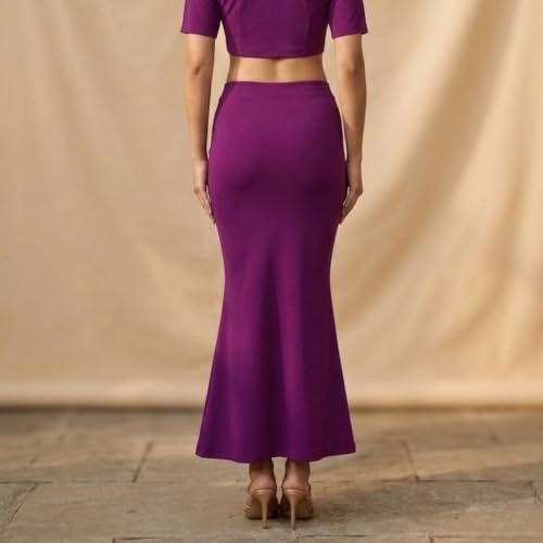 Image of Women's Saree Shapewear - Slim Fit Stretchable Petticoat for Sarees | Comfortable Waistband | Body Shaping Underskirt