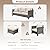 XIZZI Outdoor Rattan Patio Furniture Set, 5 Pieces All Weather Grey Wicker Conversation Set with Sofa Couch, Chairs and Ottomans for Garden,Deck and Backyard (Beige)