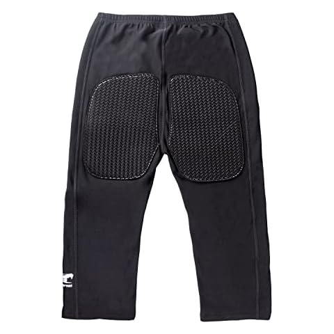 Gepolsterte Ruder- und Paddelhose für Damen mit Anti-Rutsch-Pad - Capri-Länge - für Ruder, Drachenboot und Kajakhosen Kleidung, Schwarz, M Cover