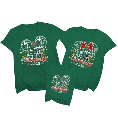 Christmas Matching Family Shirts Merry Christmas Tree T...