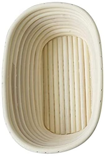 籐製醗酵カゴ 天然籐 パン 発酵かご パン作り道具 カンパーニュ作り 3サイズ選択可能 楕円形 (A#)