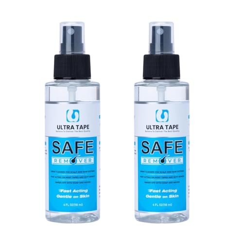 Image of Glue Remover Spray Skin Safe Citrus Formula 118 ml Pack 2 | Citrus based adhesive remover softens glue residue from wigs toupees and hair patches with skin safe use