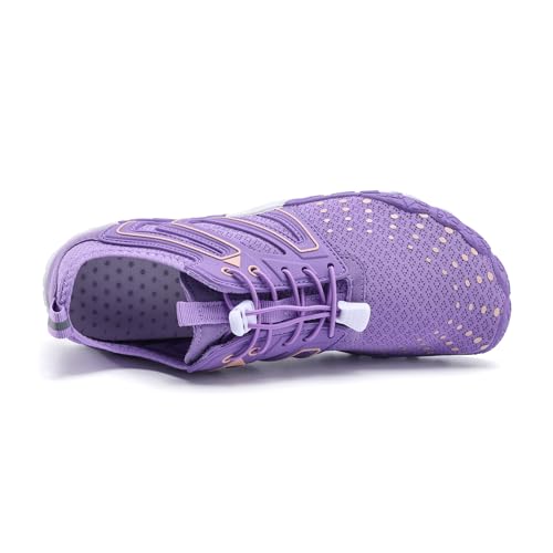 Image of Hiking Barefoot Shoes for Women Men Breathable & Non-Slip Athletic Barefoot Wide Toe Water Shoes Lightweight Perfect for Walking,Running,and Swimming