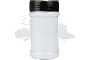 TORC White Fine Glitter Acrylic Powder: Shimmering Elegance to Enhance Your Creations
