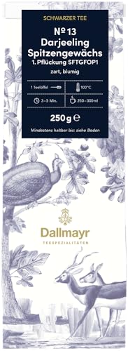 Dallmayr Schwarztee - Nr. 13 Darjeeling Spitzengewächs, 1er Pack (1 x 250 g)