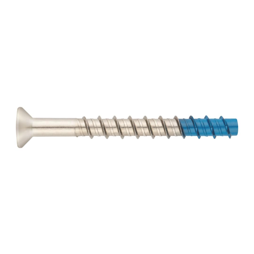INDEX A PERFECT FIXING - TXA10120 [TXA] Tornillo para hormigón de fijación directa, Homologado, Cabeza avellanada y huella TX50, Bimetal, Medida: Ø10 x 120, Caja de 25 unidades