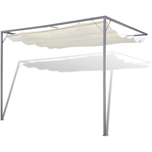 OnlineGymShop CB18552 Outdoor Patio Awning Sun Shade Canopy Wall Gazebo