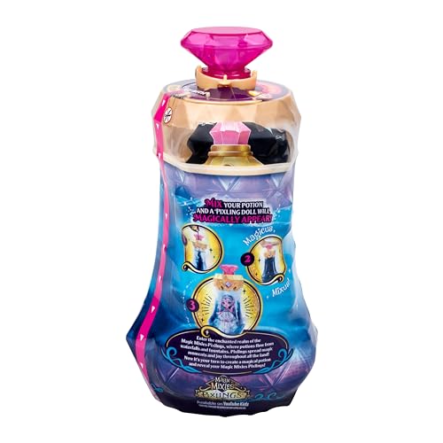 Miniatura 3 de Pixlings Magic Mixies. Amber, La Pixling Dragona. Prepara Una Poción Mágica Para Hacer Que Una Hermosa Pixling De 16,5 Cm Aparezca En Un Frasco