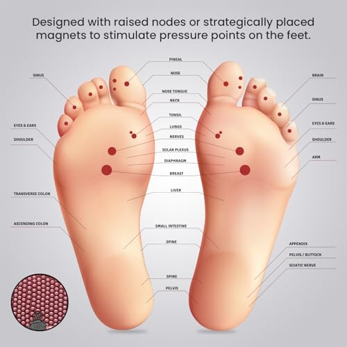 Image of Ortho + Rest Men's Flip Flops with Acupressure Footbed | Soft Doctor Slipper for Pain Relief | All Day Wear Slipper | Stimulate Blood Circulation, Relieve Foot Tension and Relaxation
