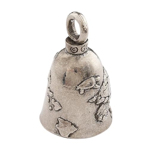 Image of Guardian Bell Sea Turtle Good Luck Bell w /Keyring & Black Velvet Gift Bag | Motorcycle Bell | Lead-Free Pewter | Good Luck Gift to Friends & Family | Bike Bell | Made in USA