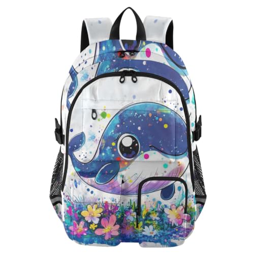 Mochilas de viaje con diseño de ballena azul: dile adiós al espacio insuficiente