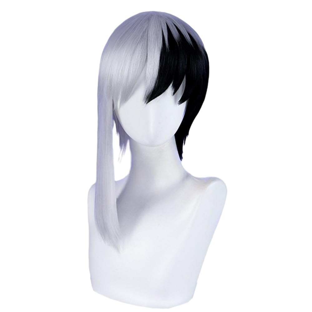 Amazon.co.jp: コスプレウィッグ あさぎりゲン ミディアム 前髪