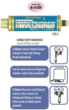 Imperial 535-C Kwik Charge Liquid Low Side Charger - AUTHORIZED DISTRIBUTOR