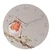 Produktbild Wrendale Wanduhr im Landhausstil Robin Rotkehlchen D. 30cm grau Silber Design