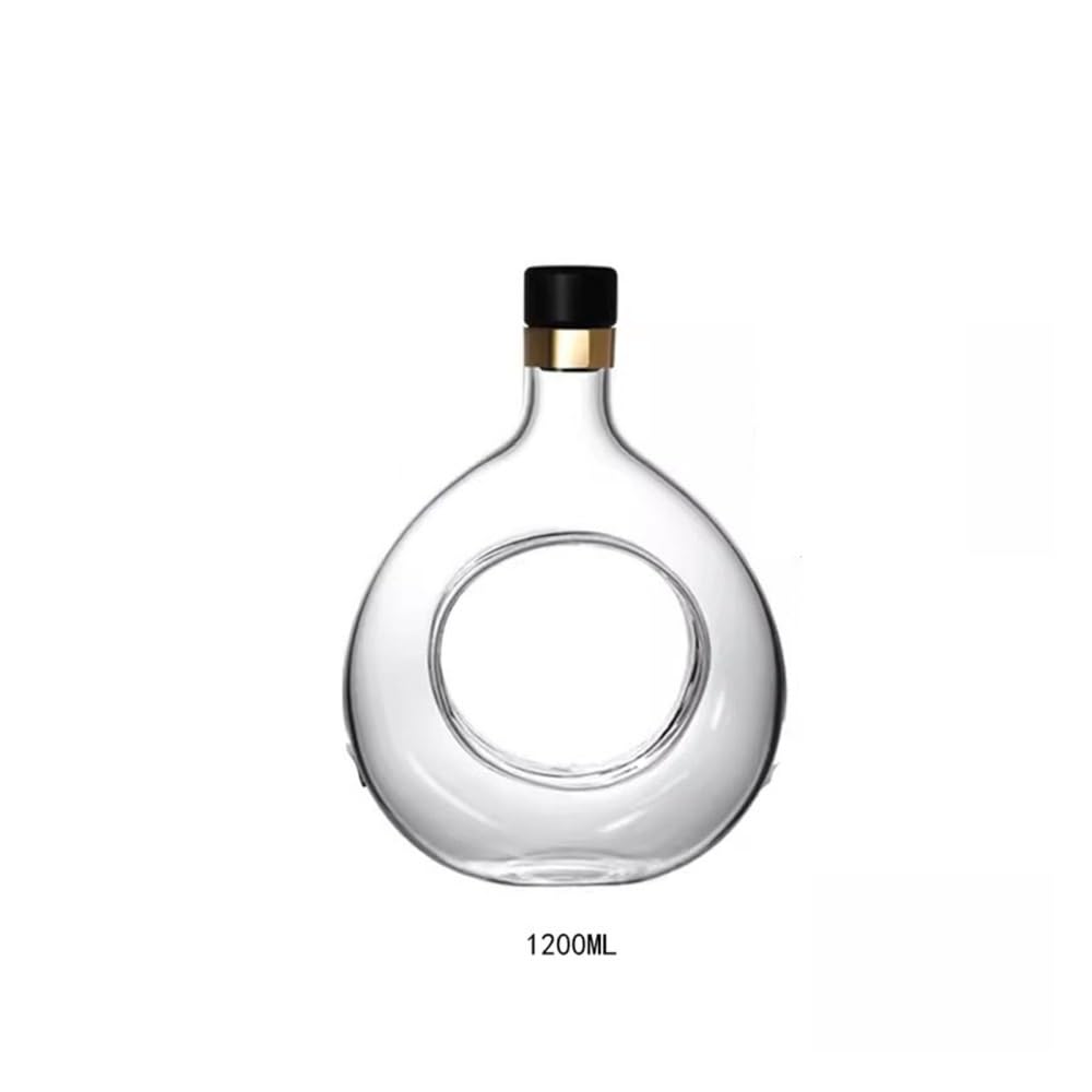 birene Decanter Decanter for Vino Rosso in Vetro di Cristallo di Alta qualità for Uso Domestico, Commerciale, di Alto Valore