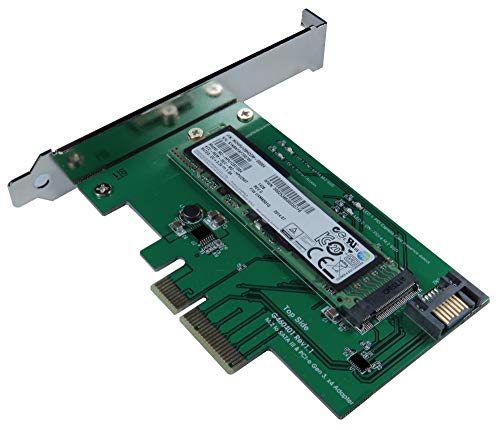 Convertidor M.2 PCI-e SSD a PCI-e y M.2 SATA SSD a SATA III miniatura 2