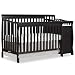 Dream On Me 5 in 1 Brody Convertible Crib with Changer, Black