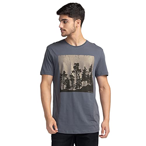 Image of Being Human Cactus Green Regular Fit Round Neck Men's T-Shirt Clothing