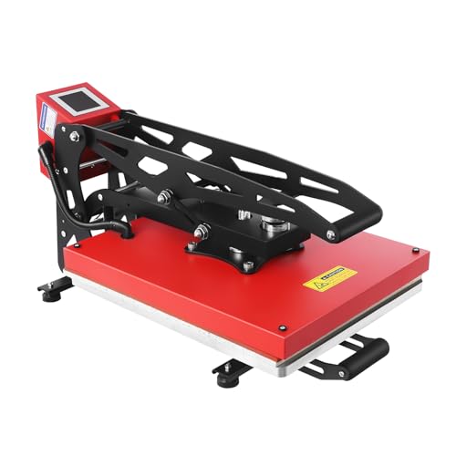 Heat Press Machine 1800W 110V 15x20 pulg con pantalla LCD