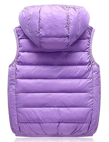 Aivtalk PSBK2578 Girls'Winter Jacket Coat Puffer Packable Down Proof Cotton Vest Warm Hood Zipper Padding Vest thumb #5