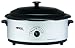 Nesco 4816-47 Roaster Oven with Porcelain Cookwell, 6-Quart, Silver/Black