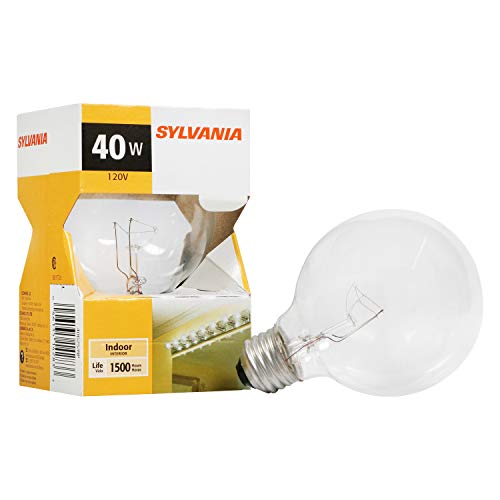 SYLVANIA General Lighting 14283 Incandescnet 40W 2850K G25 Incandescent Bulb with Medium Base