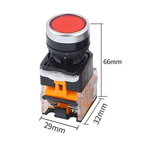 Bouton-poussoir 22mm LA38-11 interrupteur verrouillage robuste - 7