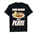 Assiette de porc salée pour cuisiner un restaurant délicieux amateur de viande T-Shirt